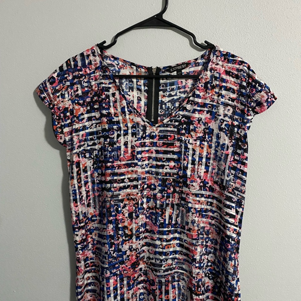 Express Multicolor Striped Blouse